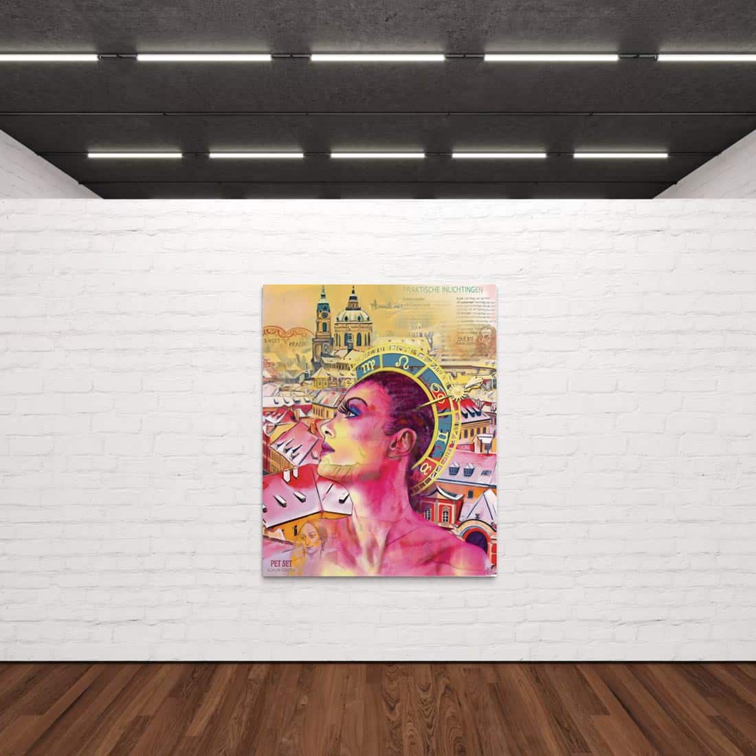 Bezoek aan Praag, Mixed Media - Afbeelding 2