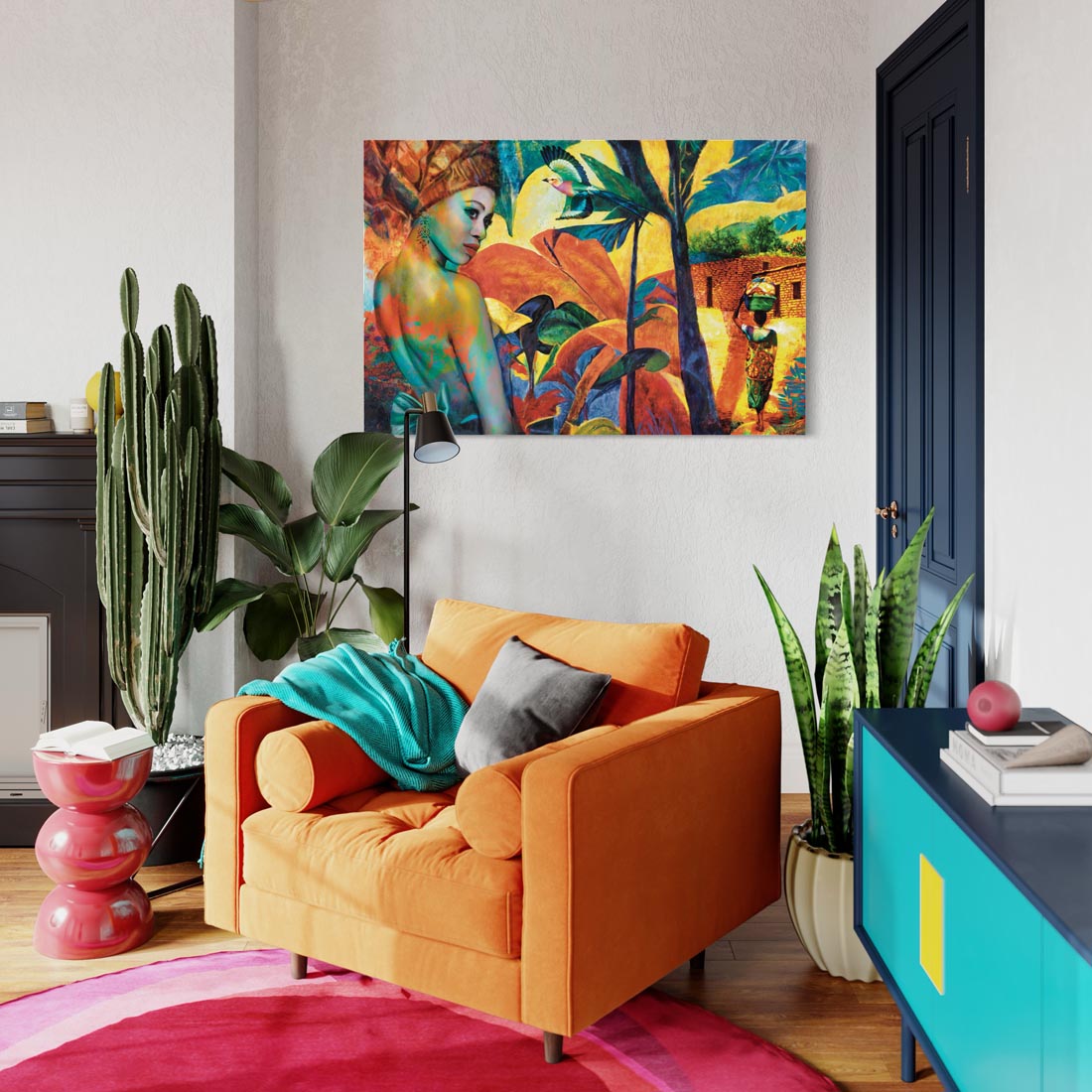 Colourful African Life in a Jungle - Afbeelding 11
