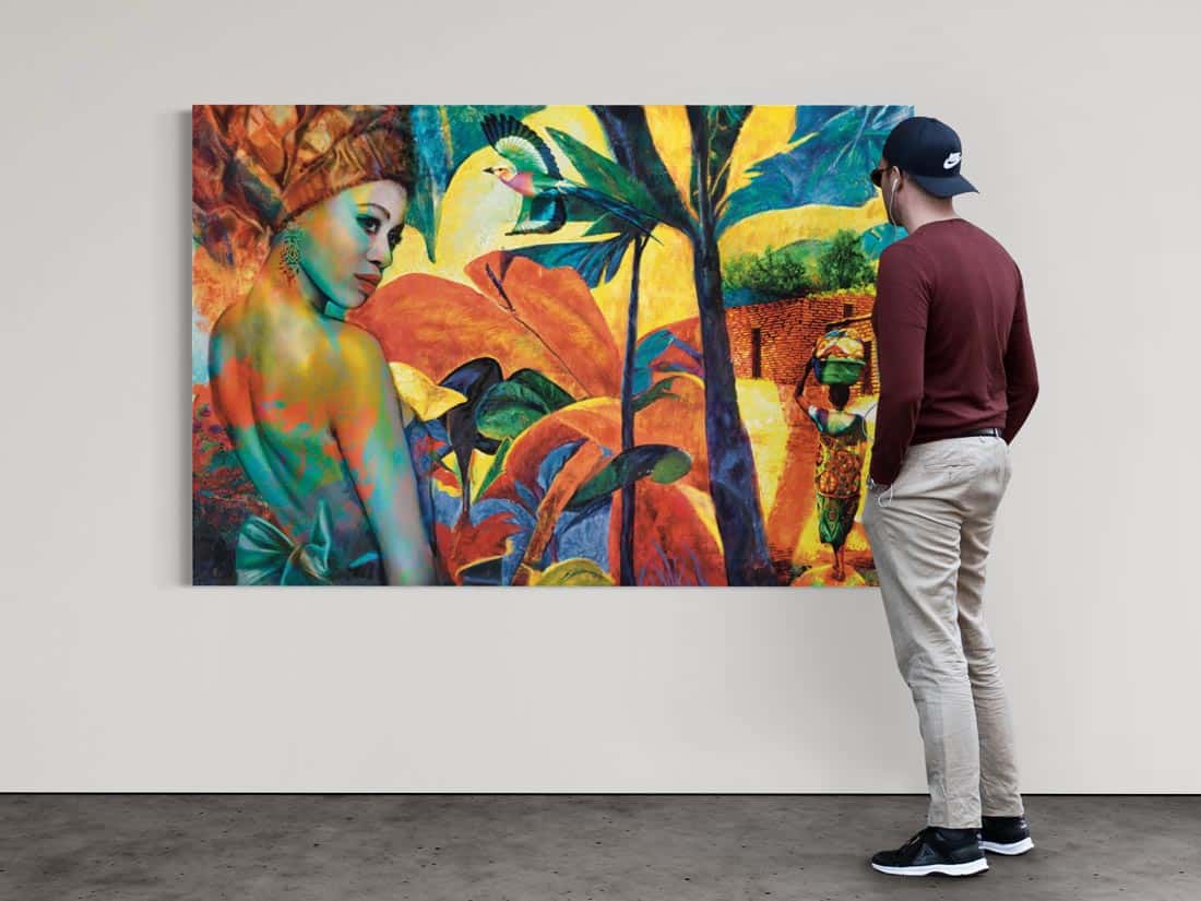 Colourful African Life in a Jungle - Afbeelding 2