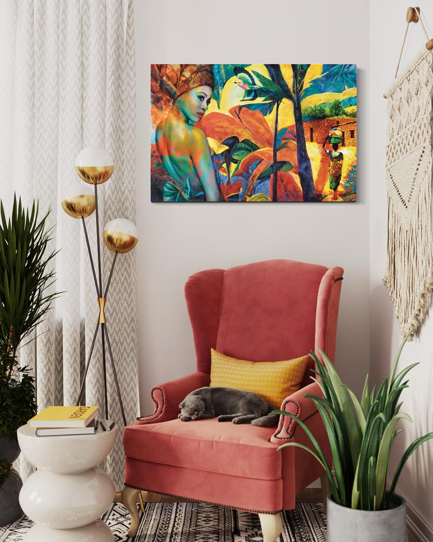 Colourful African Life in a Jungle - Afbeelding 6