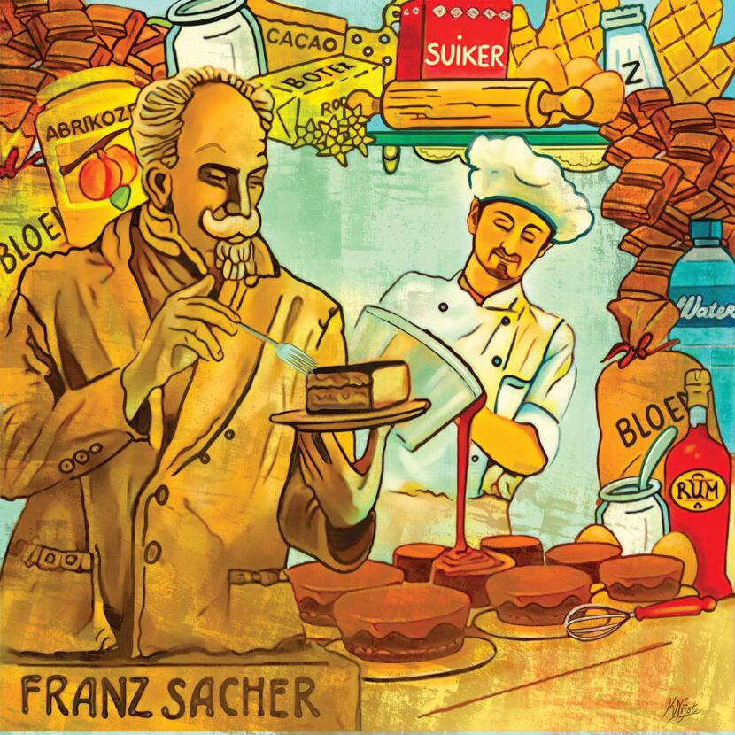 De Sachertorte van Frans