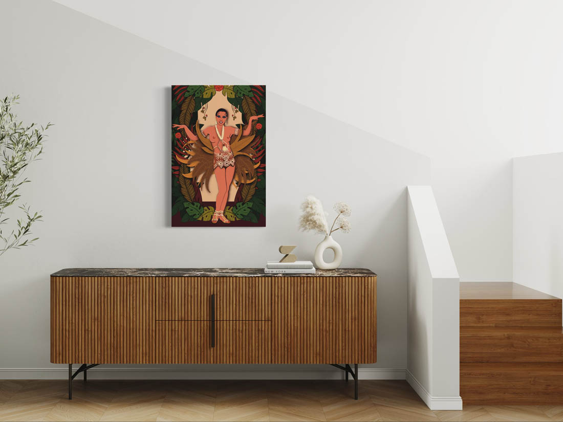 Portret van Josephine Baker, Dans Brulesque - Afbeelding 11