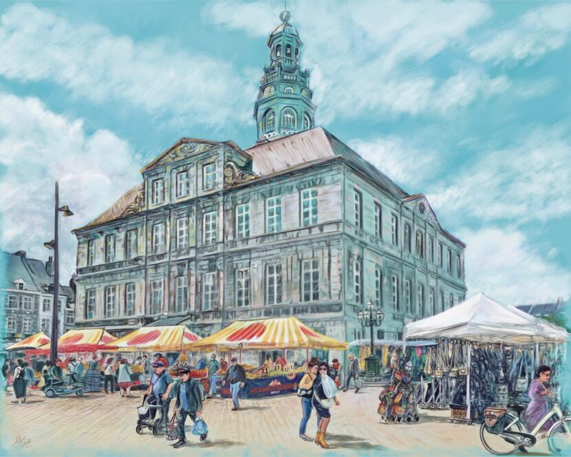 Stadhuis op de Markt in Maastricht
