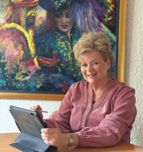 Karen Nijst Tekeningen En Websites Portretje van Karen Nijst
